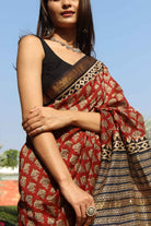 chanderi saree embroidery saree blockprint saree naturally dyed saree