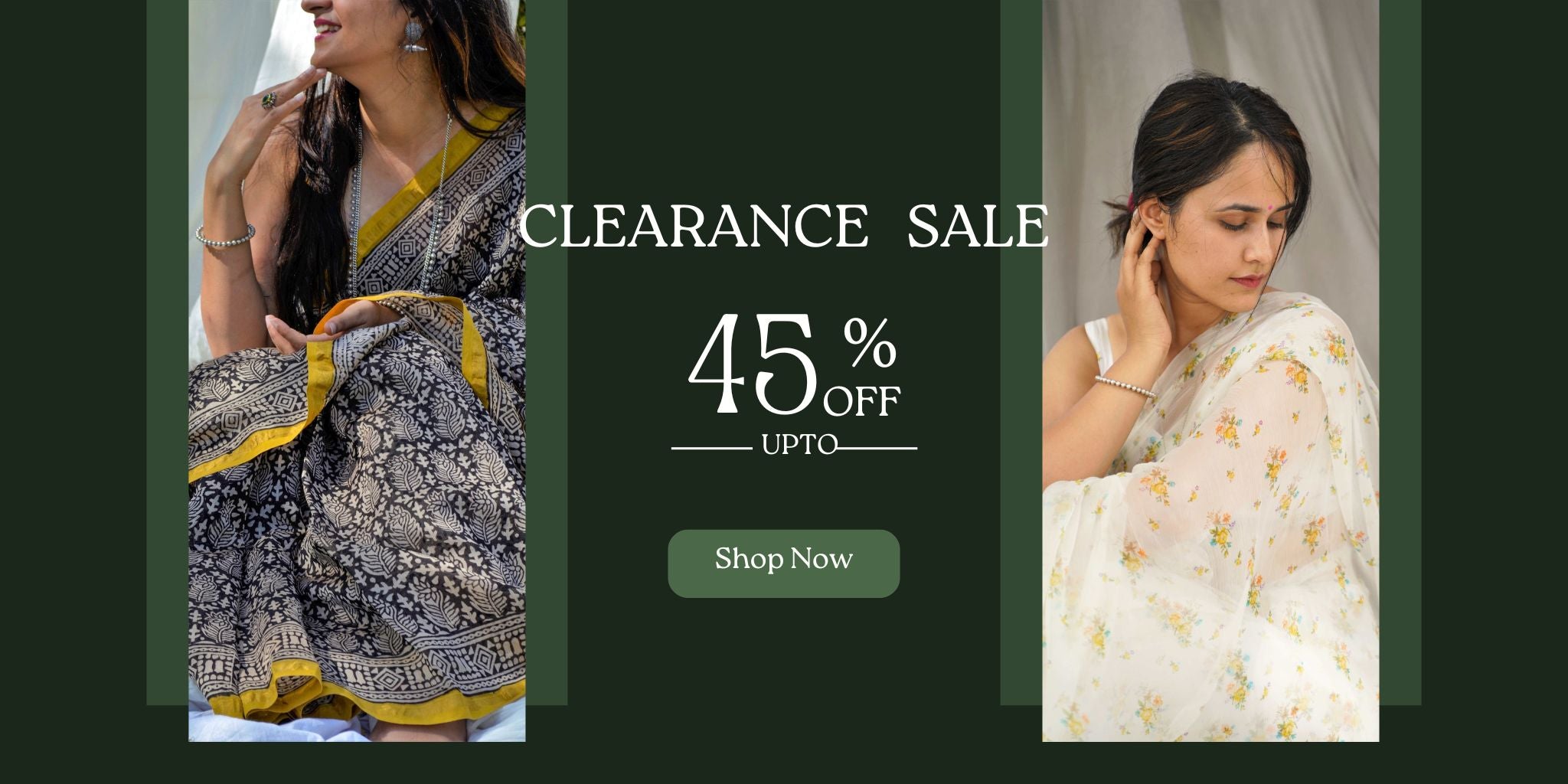 gray_and_green_sarees_Clearance_Sale